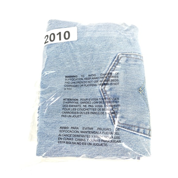 Levi's 505 Denim Jeans Men's 30x30 (30x32) Distressed Biker Regular Fit Straight - Picture 12 of 16